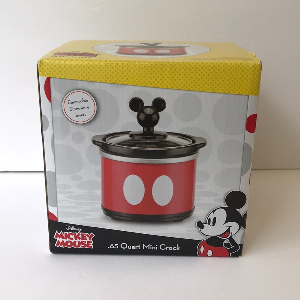 New! Disney Mickey Mouse .65oz Mini Slow Cooker